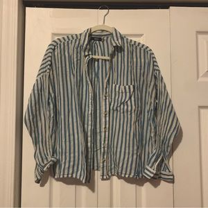 BDG Striped Button Down